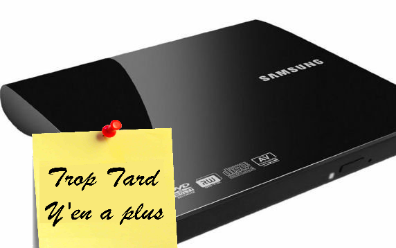 Graveur DVD portable Slim Samsung 8x à 17€99