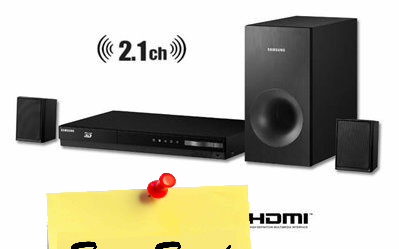 Home Cinema Blu-Ray 3D SAMSUNG HT-H4200R à 139€99 (...)
