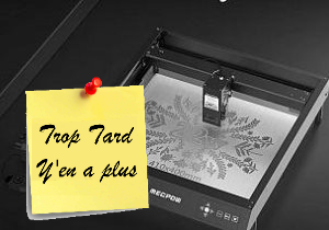 Deal expiré Mecpow X4, une machine laser 22 watts cadre ouvert bien (...)