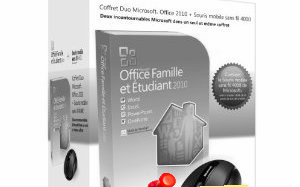 Office 2010 Famille et Etudiant 3 postes avec souris (...)