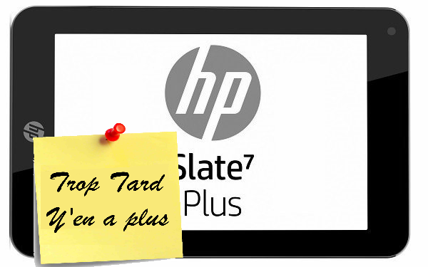 HP Slate 7 Plus tablette Android IPS, Bluetooth à 99€99 (...)