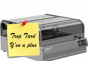 Deal expiré Creality Falcon2 PRO 40 watts, graveur laser caisson (...)