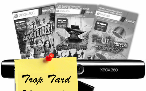 99 livré Xbox360 KINECT + 3 jeux (KINECT ADVENTURES, (...)