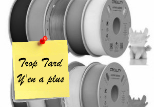 Lot de 10 bobines 1 Kg PLA Creality Hyper Series, 10 (...)