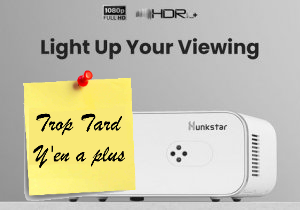 Deal expiré Hunkstar P3, FullHD, 1000 ANSI et Android pour moins (...)