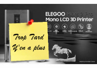 Deal expiré L'imprimante 3D résine ELEGOO Mars 2 Pro, 2K à 159.99 (...)