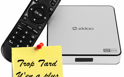 Super BOX TV 4K Android ZIDOO X6 PRO 8 Audio HD valeur (...)