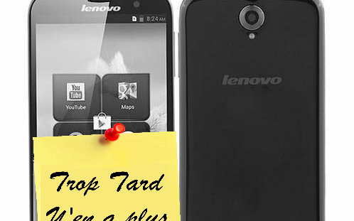 Smartphone LENOVO A850I 5.5 pouces , 4 coeurs ) 108€ (...)