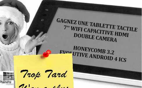 Gagnez une tablette tactile Ainol Novo7 Basic Honeycomb (...)