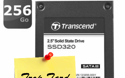 Disque 256Go SSD320 Transcend à 139,99€