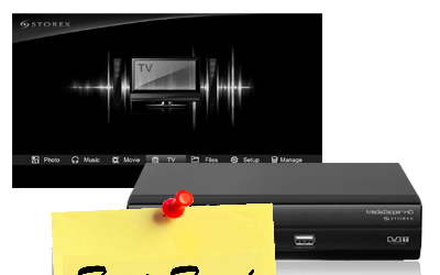 Soldes : Storex Media Zapper, TNT HD enregistreur et (...)