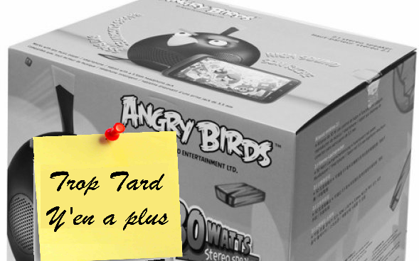 Enceinte Gear 4 Angry Birds Black Birds iPod/iPad à (...)