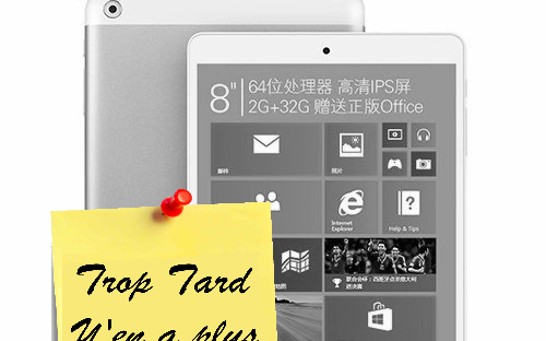 Tablette Tactile Teclast X80H 2GO/32GO Windows 8.1 115€ (...)