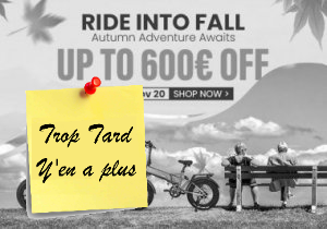 Black Friday Buybestgear, des vélos électriques Fat Bike (...)