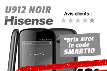 Smartphone Hisense U912 4 pouces, double coeur (...)