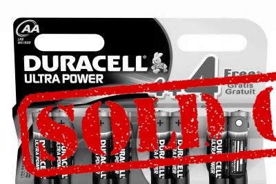 8 Piles AA/LR06 Duracell Plus Alcaline à 2.59€ port (...)