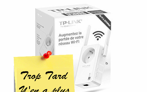 TP-Link TL-WA865RE Répéteur WiFi N 300 Mbps à 21,92€ (...)