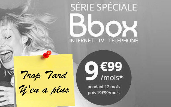 Bouygues Bbox, abonnement triple Play ADSL à 12.99€