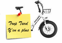 Deal expiré Fat bike PHILODO H4, un modèle mixte Step-Thru 20 Pouces (...)