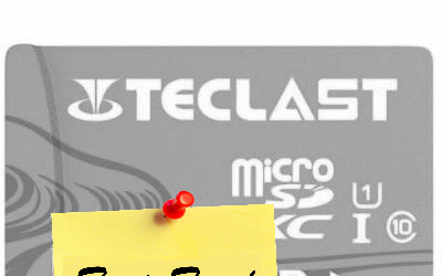 Carte MicroSDXC Teclast 128Go à 12€31
