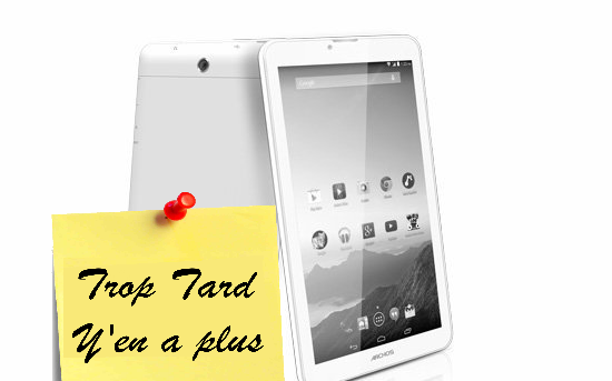 Tablette téléphone 7 pouces 3G Archos 70b Xenon à (...)