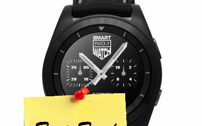 Smartwatch No.1 G6, cadran rond tactile, capteur de (...)