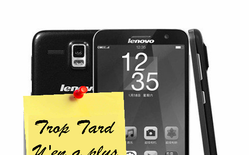 smartphone LENOVO A806 5 pouces HD 8 coeurs 4G à (...)