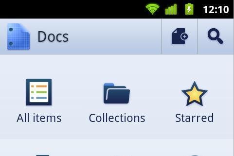 Google Docs pour Android