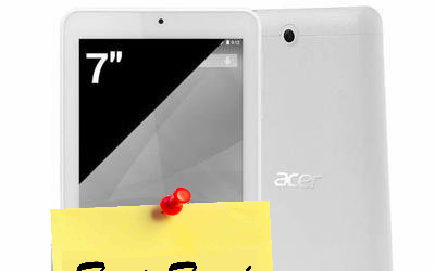 Acer Tablette 7 pouces iconia One 7 B1-770 Blanc 16Go (...)