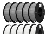 10 bobines de 1 Kg Filament PLA Creality Ender, Gris 5 (...)