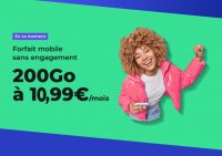 Promotion RED SFR 200GO 5G Appel/sms/mms illimités et 38 (...)