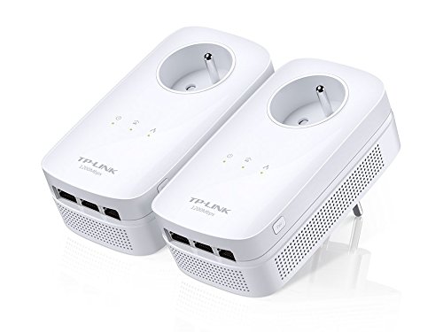2 Adaptateurs CPL TP-LINK AV500 – Modèle TL-4015P, Prise Intégrée (occasion)