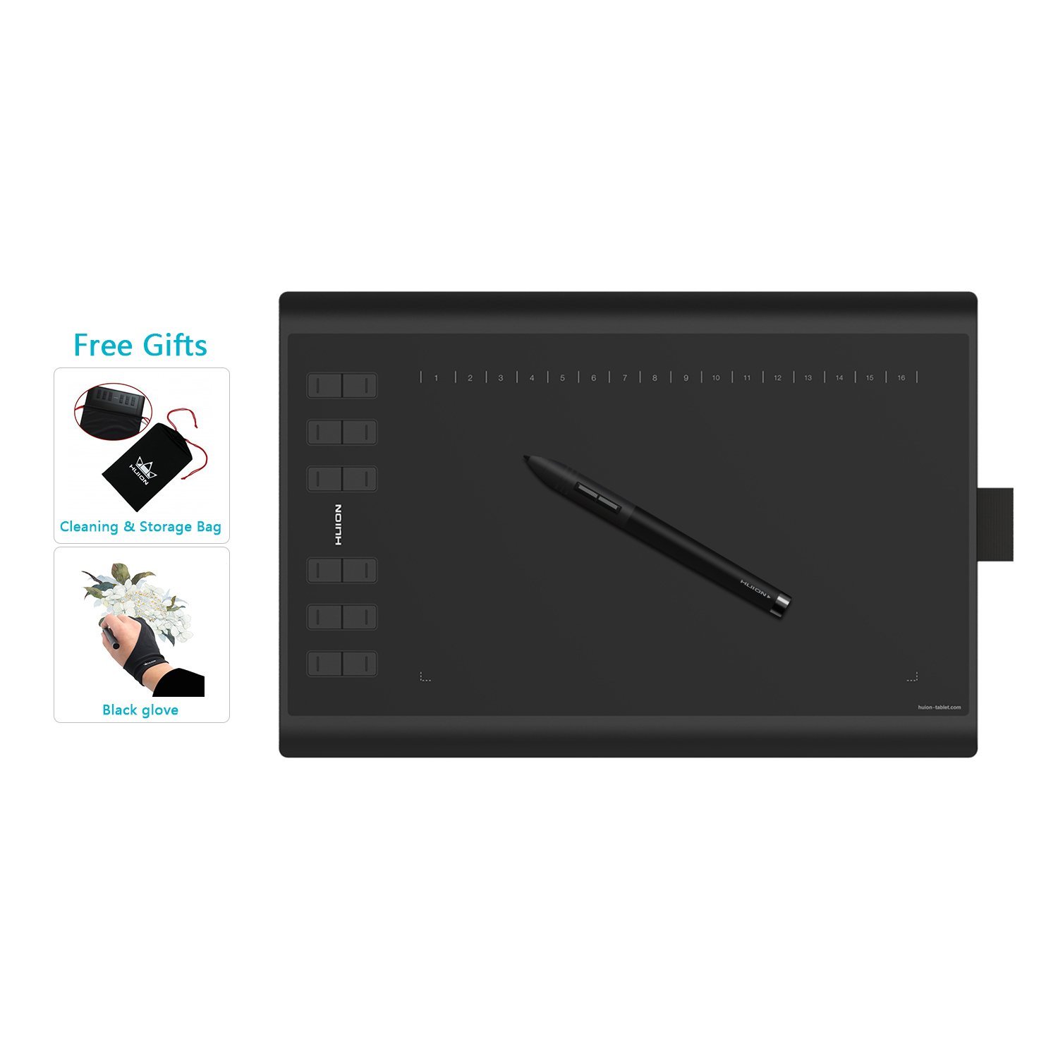 Tablette graphique Huion 1060 plus (Equivalente Wacom Intuos) en vente ...