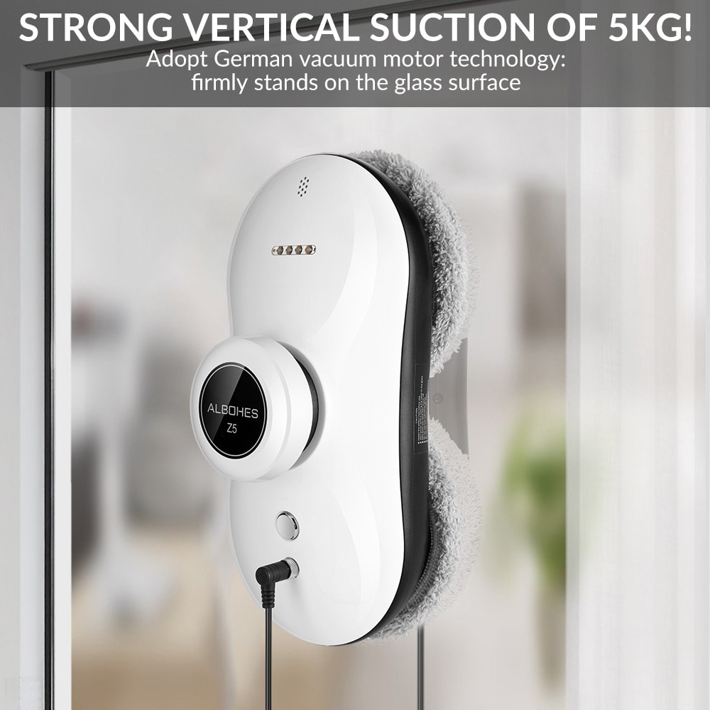 ALBOHES Z5 , le nouveau Robot nettoyeur de vitre à 115€63 (testé).