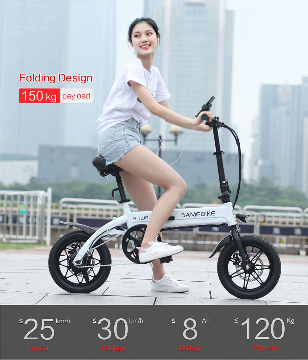 Le Vélo Électrique SAMEBIKE CY20 : Mon Atout Pliable pour la Mobilité