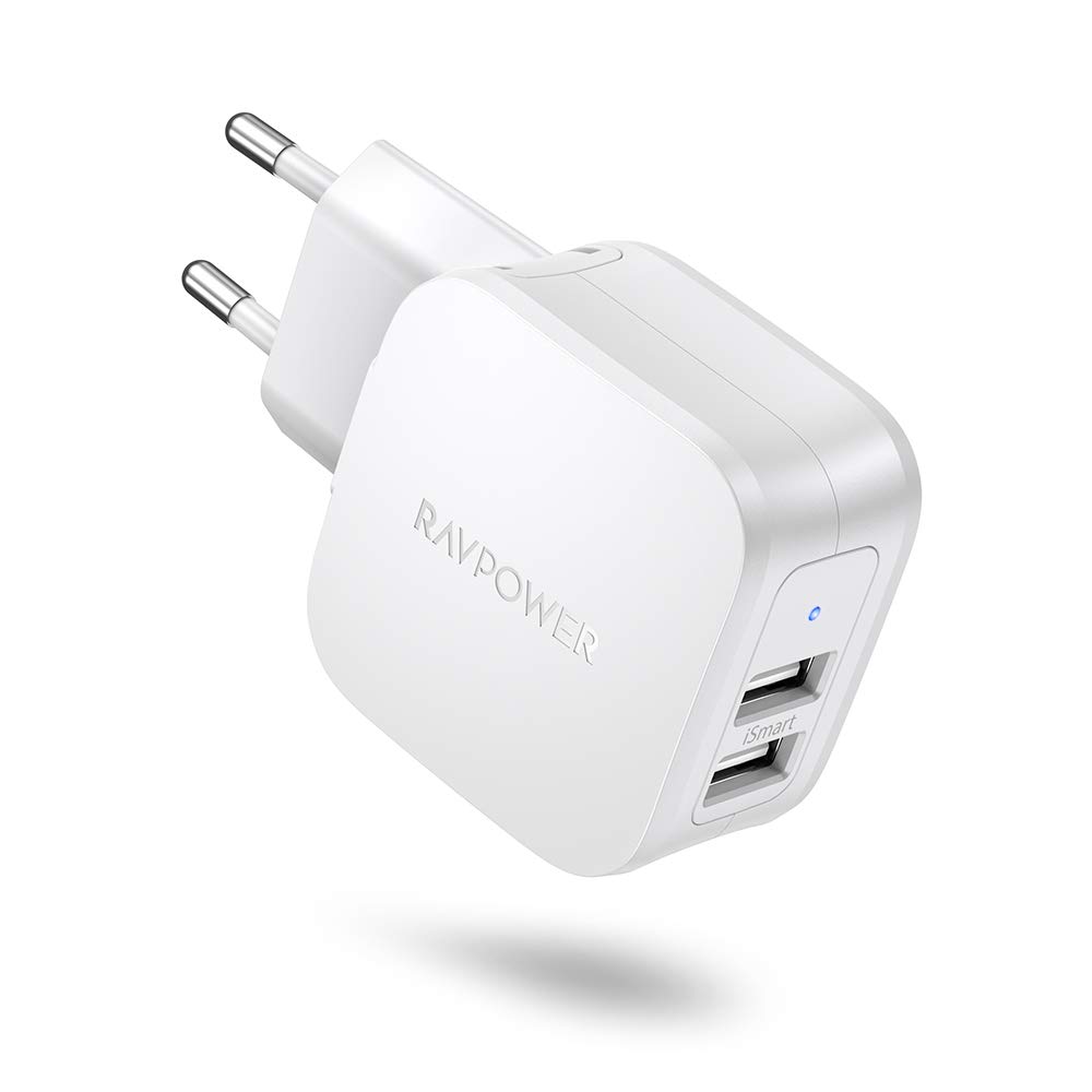 Chargeur Mural Double Port USB-C Rétractable 20W - Pour Téléphone Et Ordinateur Portable - Voyage