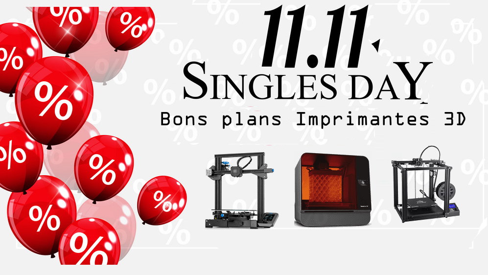 Imprimantes 3D, le top bon plan Black Friday Chinois 11/11