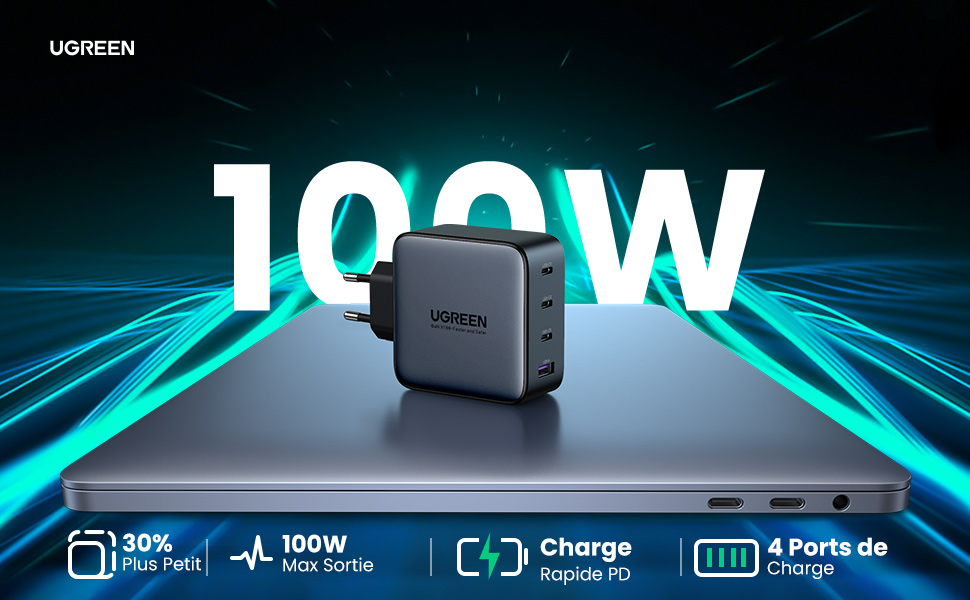 UGreen Chargeur de bureau PD 100 W : meilleur prix et actualités - Les  Numériques