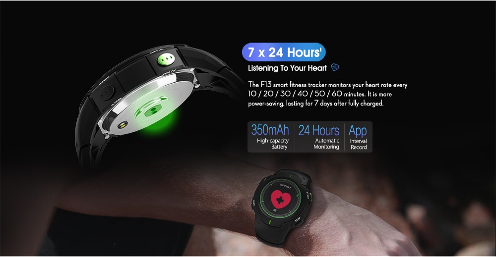 La Smartwatch NO.1 F13 petit prix toujours mais maintenant avec capteur cardiaque 23 49