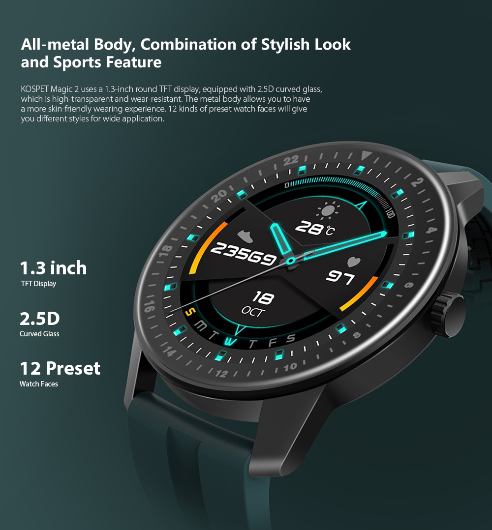 Kospet magic 2 watch faces deals