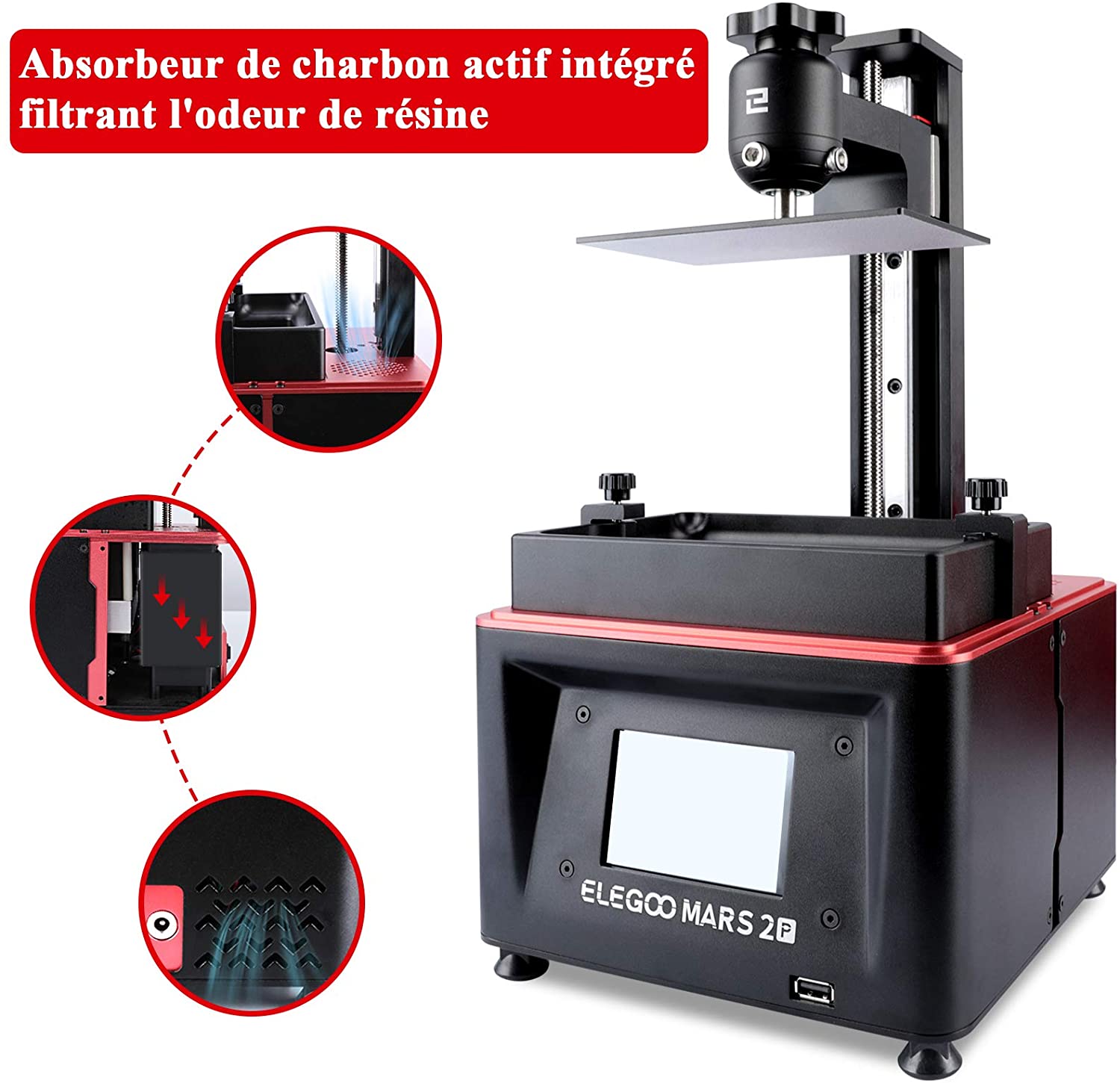 L'imprimante 3D résine ELEGOO Mars 2 Pro, 2K à 159.99 Stock EU