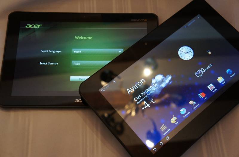 Acer A200 vs Viewsonic ViewPad 10s. Même processeur mais meilleur écran côté Acer