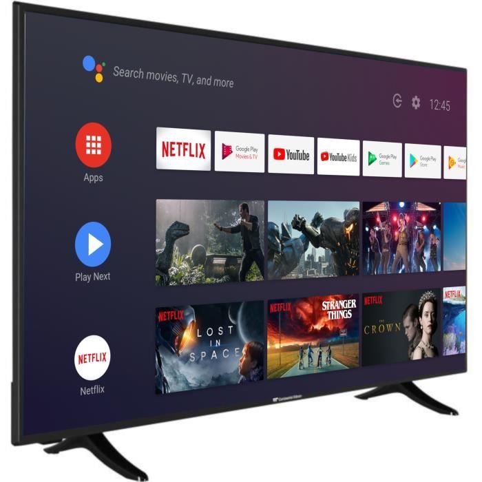 TV Continental Edison CELED55SAUDV23B7 – LED UHD 4K 55″ (138,7 Cm) – Smart TV