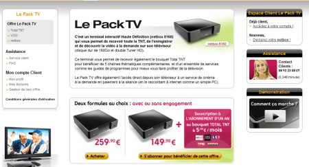 L'espace client Le Pack TV