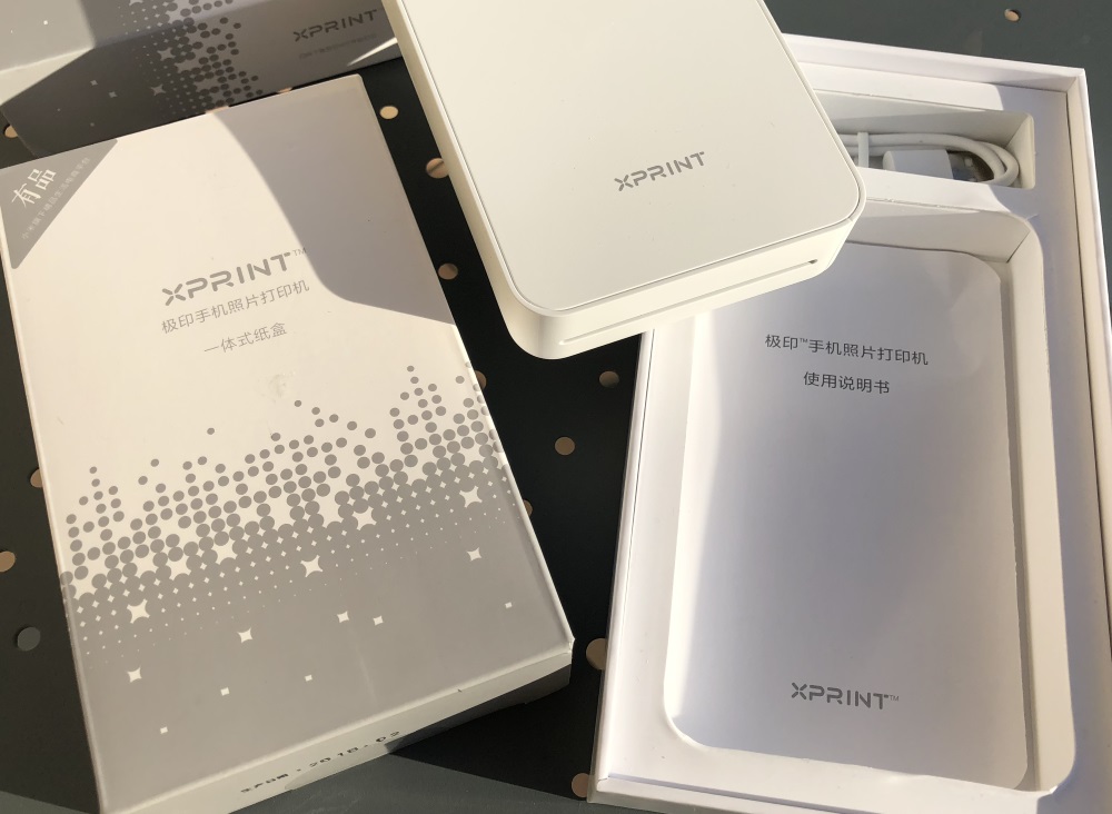 Test imprimante photo smartphone XIAOMI XPRINT, pour Chinois