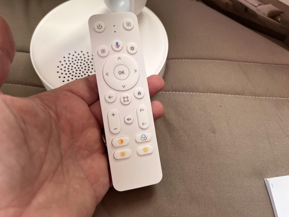 La télécommande avec des boutons veilleuse