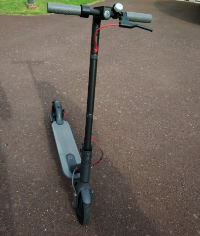 La trottinette dépliée