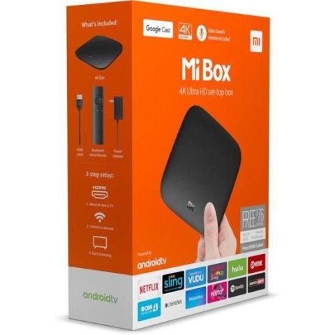 Le logo ANDROIDTV sur le côté rassure
