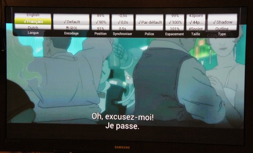 OSD Sous Titrage du N1