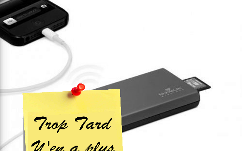 Kingston MobileLite, lecteur carte USB externe Wifi NAS (…)